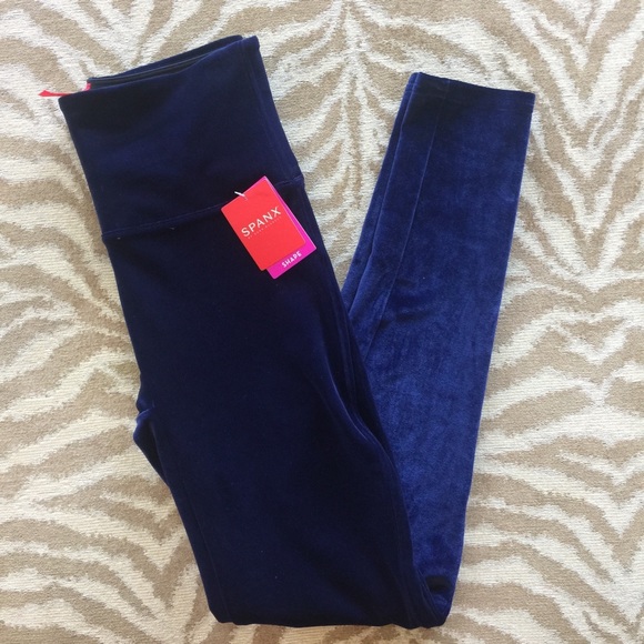 royal blue velvet leggings
